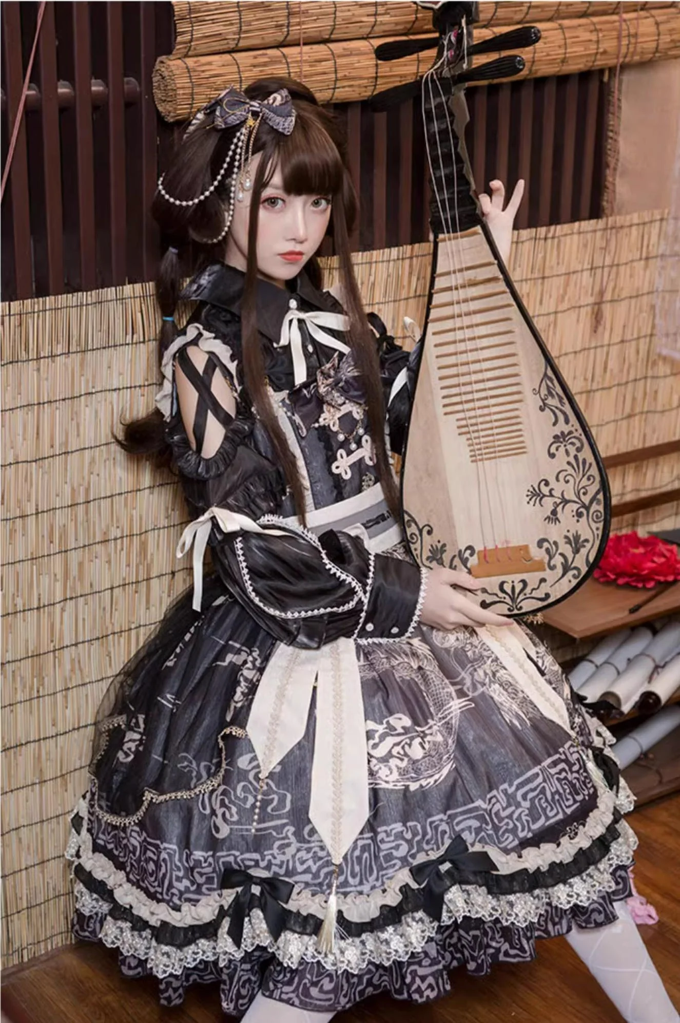 Yue Long Shi Yun - Daily Han Lolita Cake JSK - Image 10