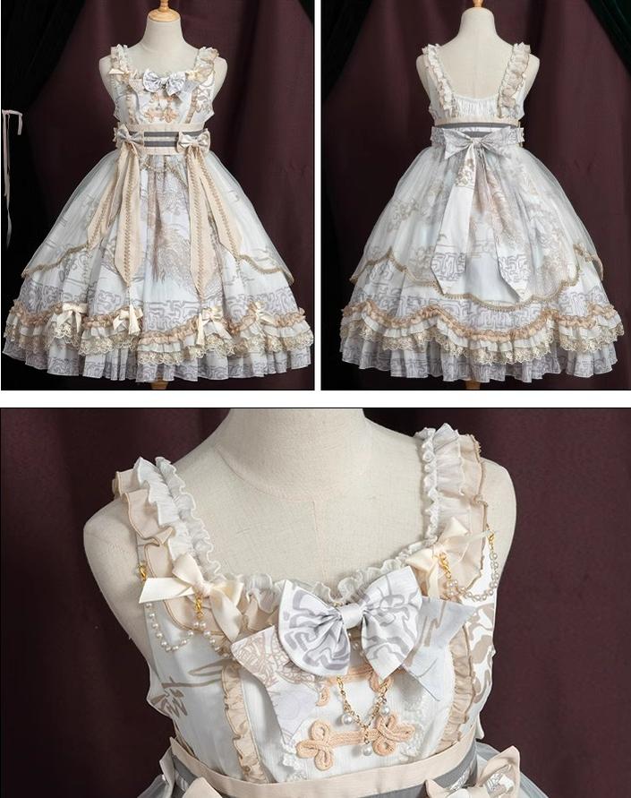 Yue Long Shi Yun - Daily Han Lolita Cake JSK - Image 16