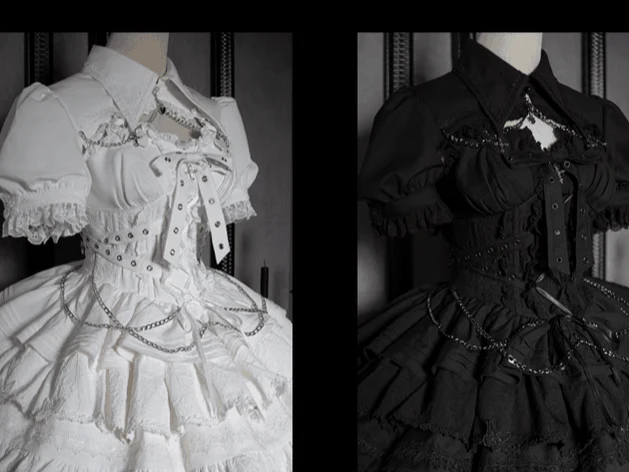 Contract Cross - Gothic Elegant Bubble Sleeve Bolero - Image 10