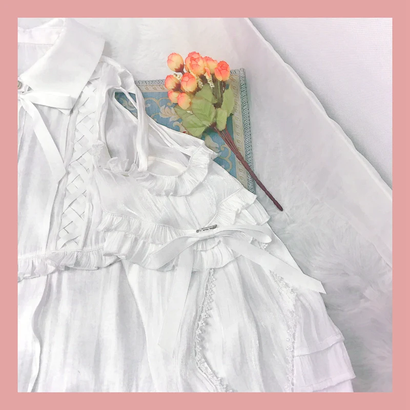 Lolita Blouse Yuelong Poem Long Sleeve Inner Shirt - Image 22