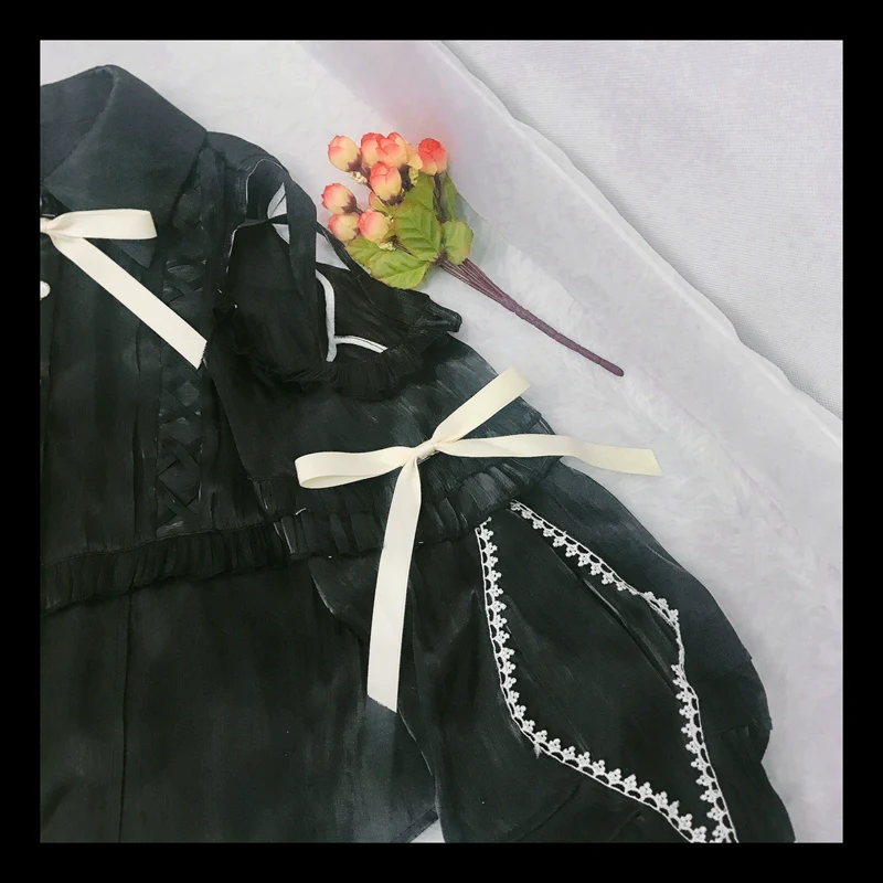 Lolita Blouse Yuelong Poem Long Sleeve Inner Shirt - Image 7