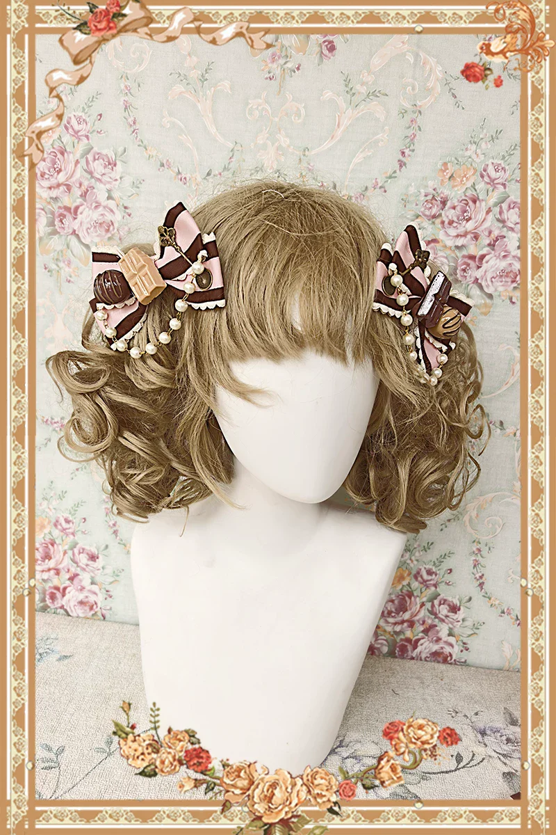 Chandelier - Old School Lolita Dress, Polka Dot, Chandelier Print - Image 31