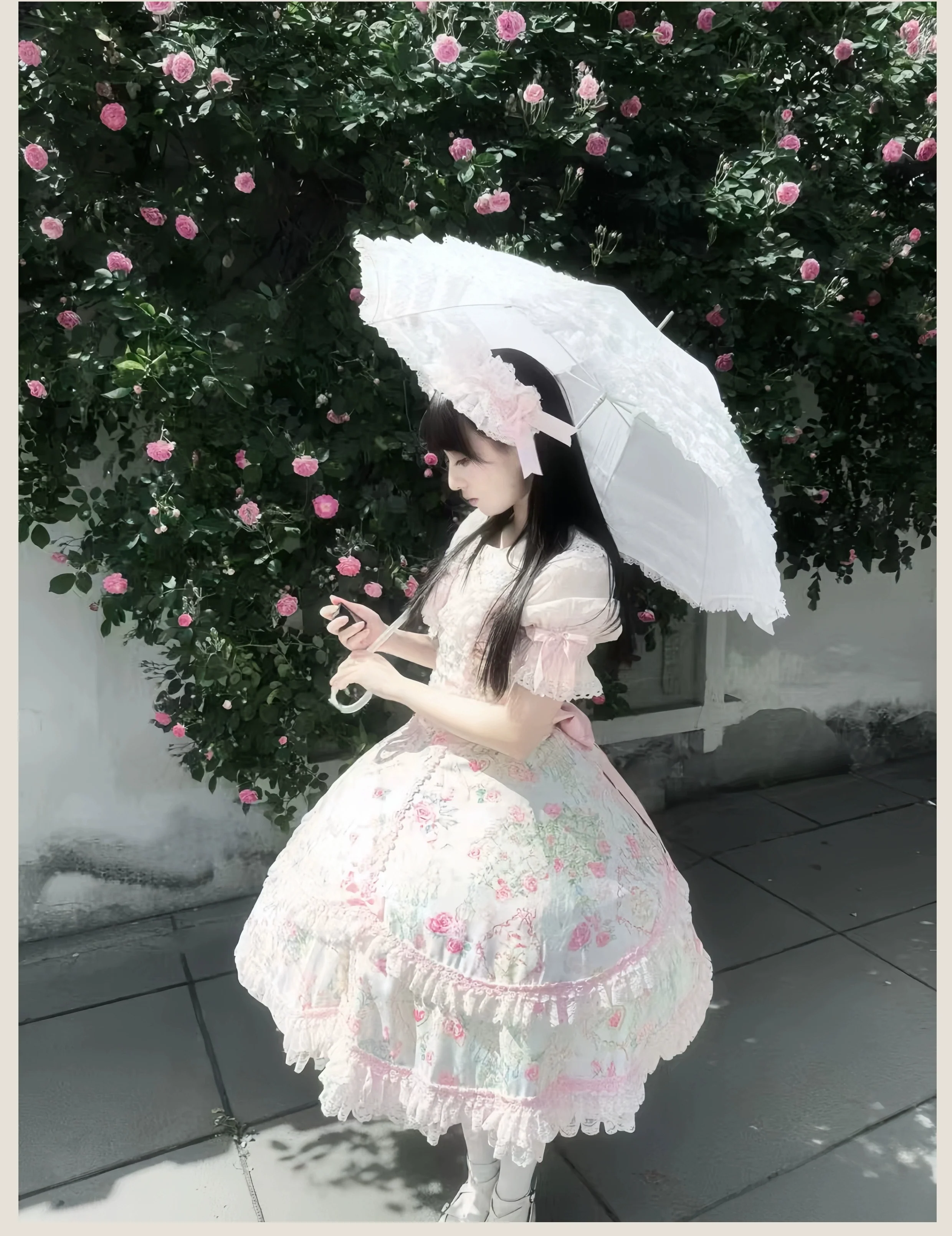 Spring 2025 - Old School Lolita Jumper Dress, Floral Prints - Image 12