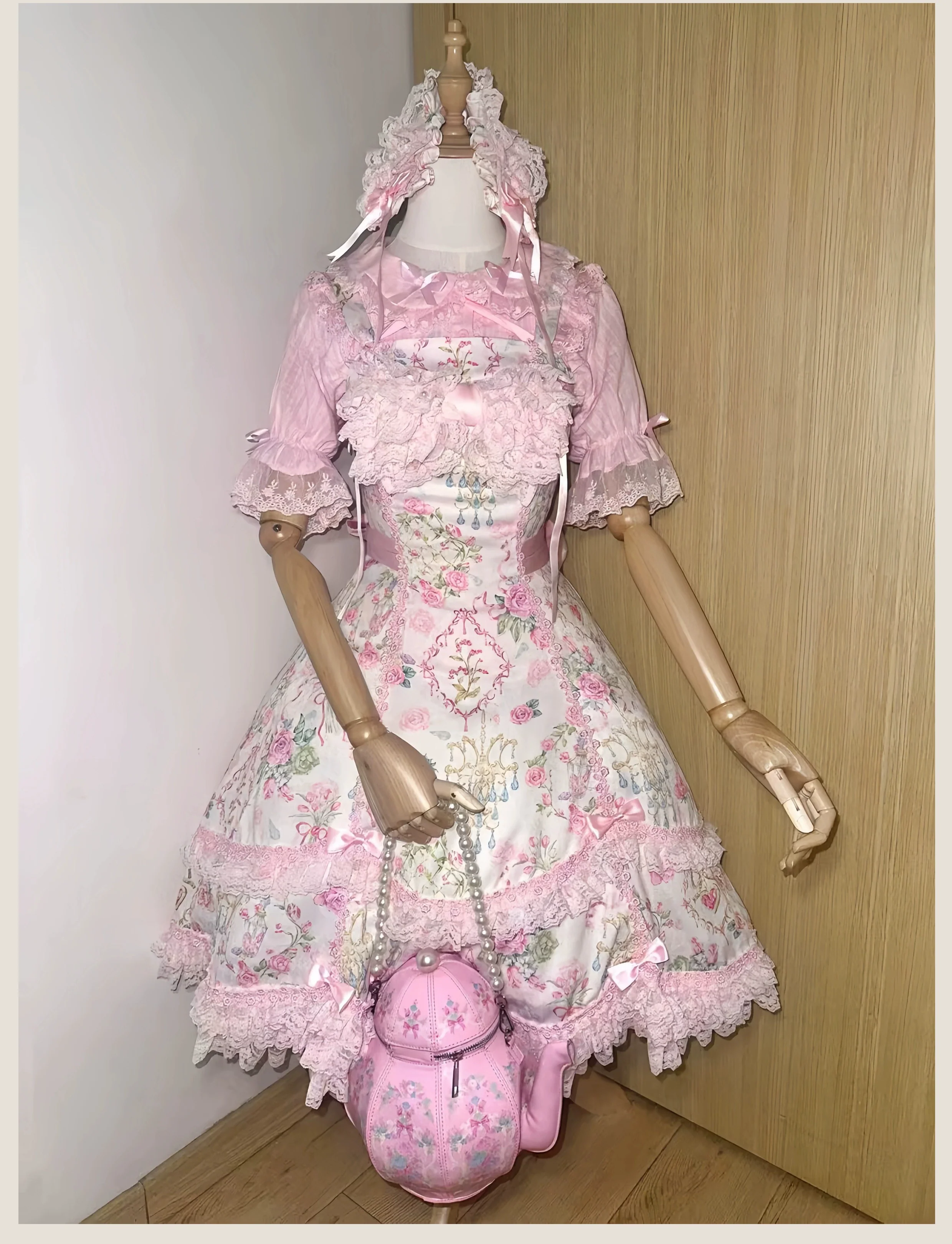 Spring 2025 - Old School Lolita Jumper Dress, Floral Prints - Image 17