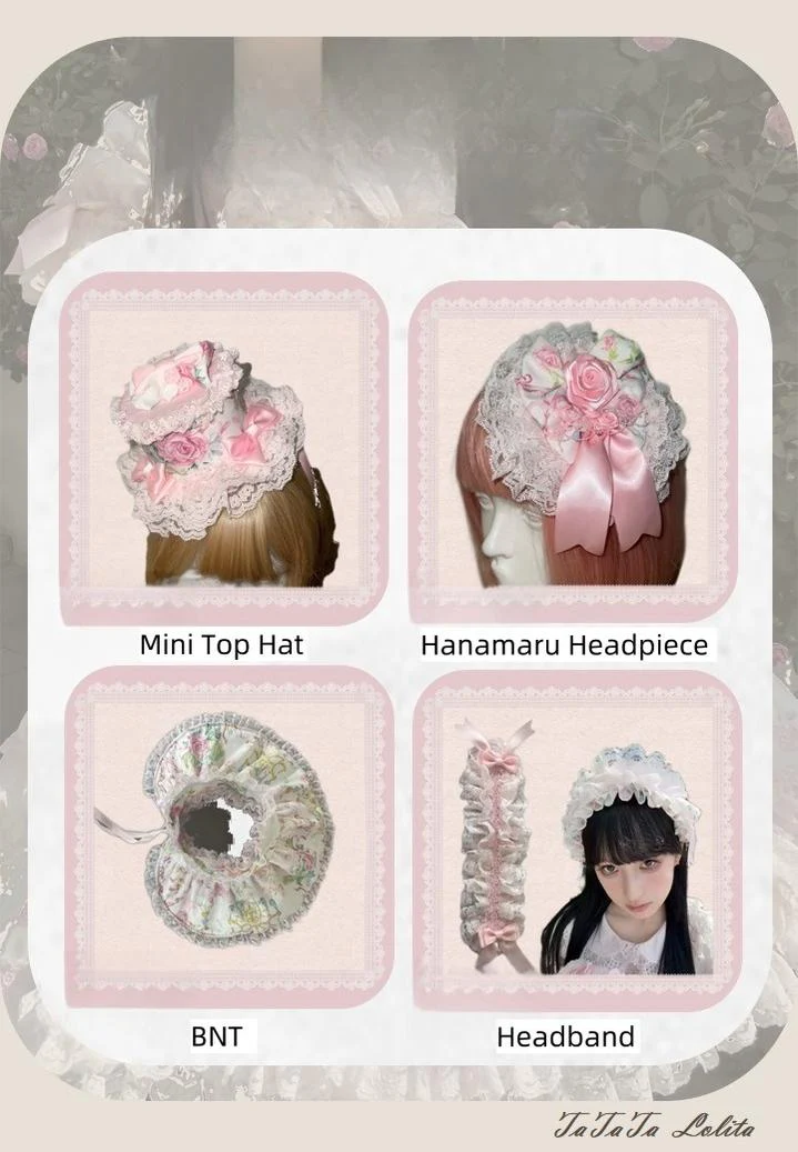 Spring 2025 - Old School Lolita Jumper Dress, Floral Prints - Image 20