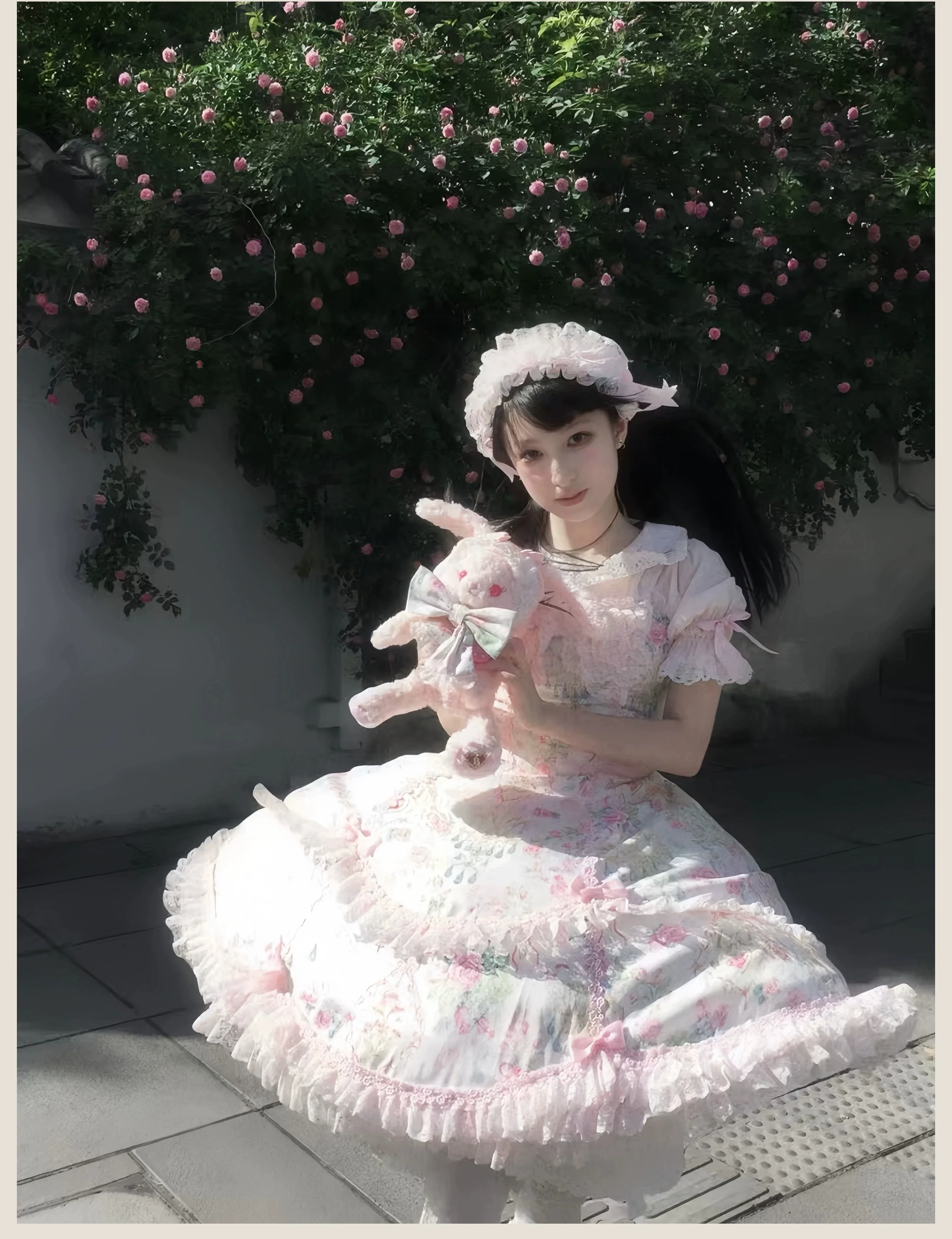 Spring 2025 - Old School Lolita Jumper Dress, Floral Prints - Image 3