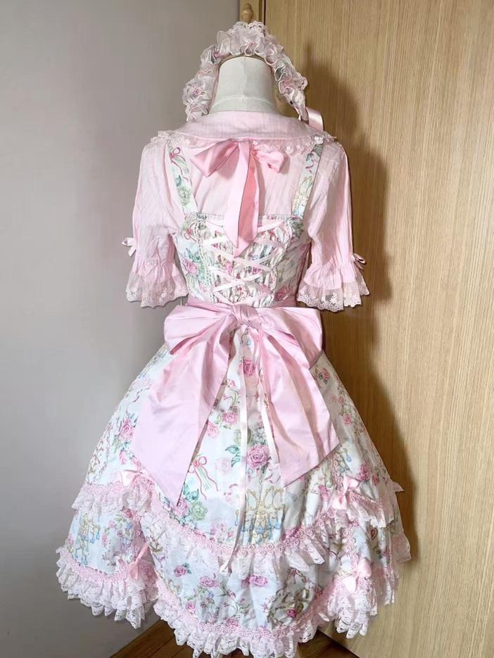 Spring 2025 - Old School Lolita Jumper Dress, Floral Prints - Image 6