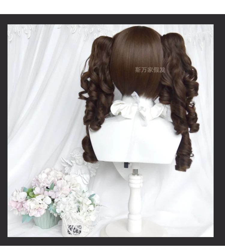 Sinwavy - Old School Lolita Wig, Layered Roman Curls - Image 3