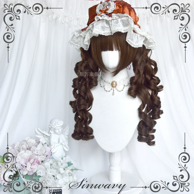Sinwavy - Old School Lolita Wig, Layered Roman Curls - Image 5