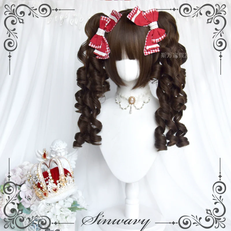 Sinwavy - Old School Lolita Wig, Layered Roman Curls - Image 6
