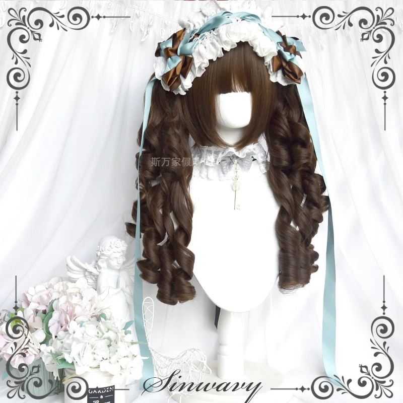 Sinwavy - Old School Lolita Wig, Layered Roman Curls - Image 7