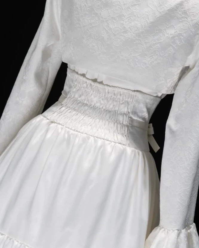 Omega Wedding Gothic Ouji Lolita White Suit - Image 25