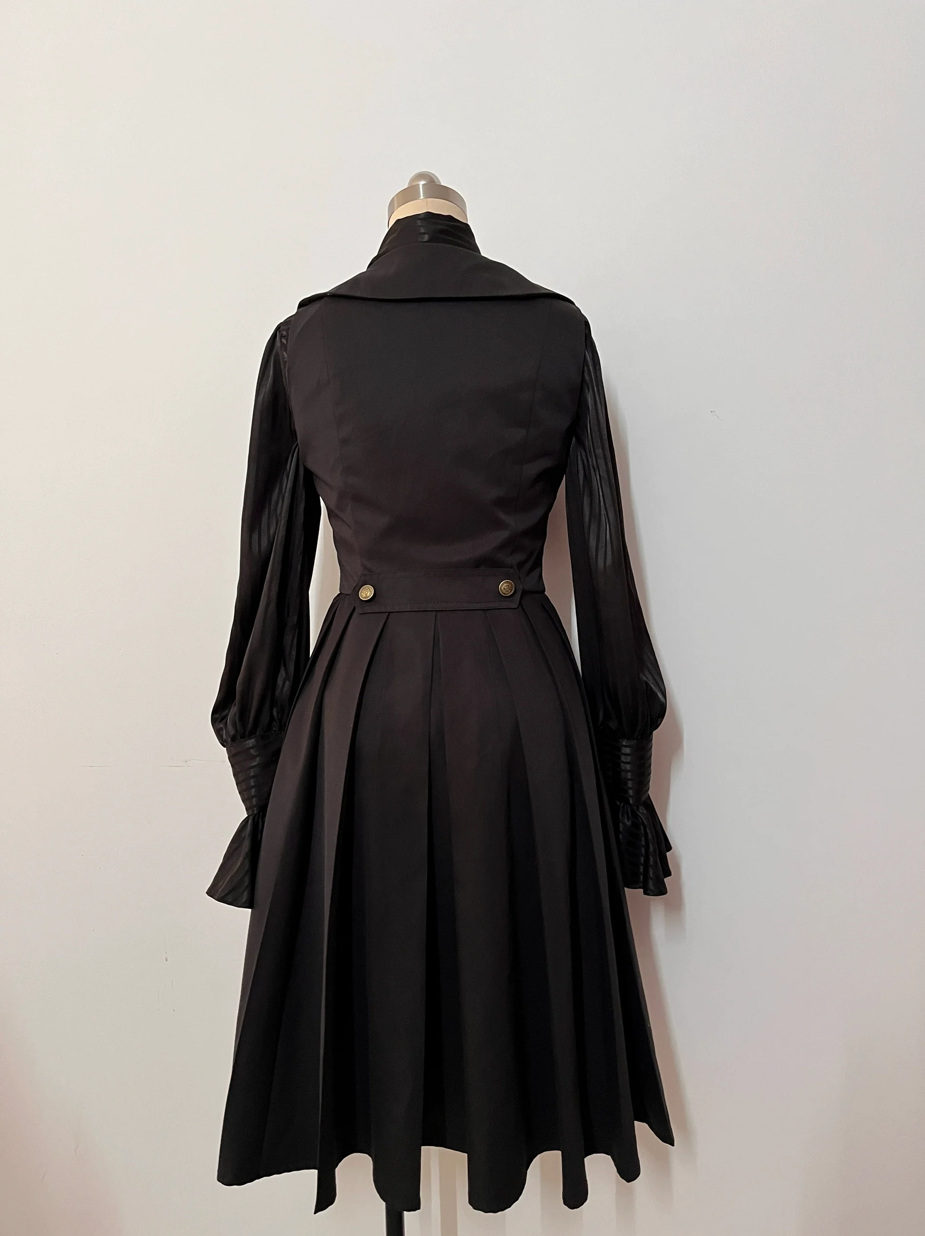 Gazing Galactic - Moonstone - Ouji Lolita Black Vest Prince Long Trailing Vest - Image 16