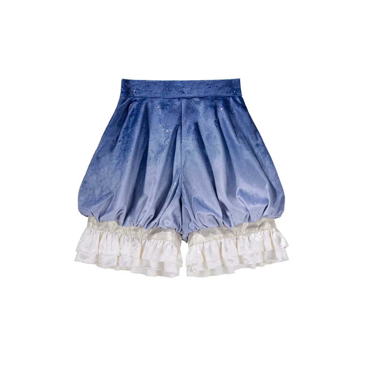 Dream Cloud - Ouji Lolita High-Low Tailcoat, Puffy Lantern Shorts - Image 16