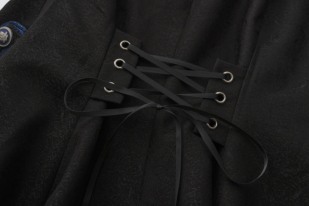Night of Swordsmanship - Ouji Lolita Long Coat Male Lolita Sleeveless Coat - Image 11
