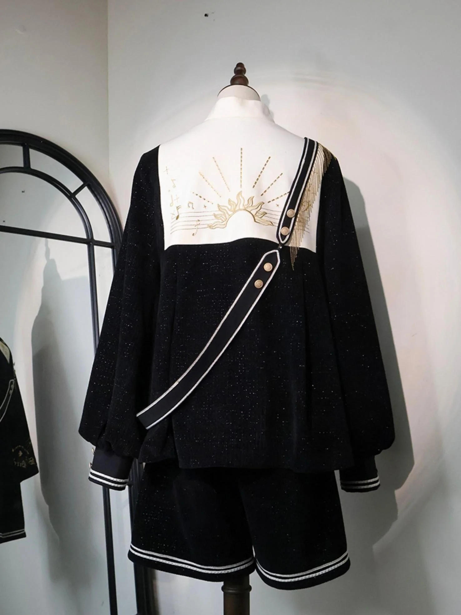 LizBird - Tomorrow Song - Ouji Lolita Loose Sweater and A-line Shorts - Image 8