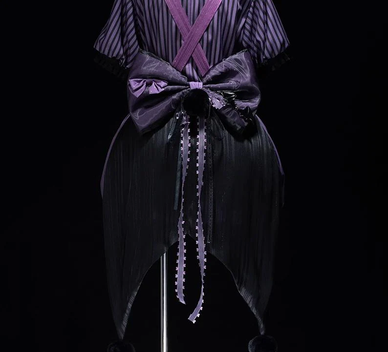 Ouji Lolita OP Dress Circus Lolita Strip Prince Suit - Image 17