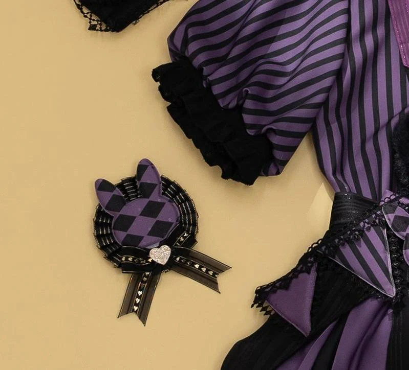 Ouji Lolita OP Dress Circus Lolita Strip Prince Suit - Image 20