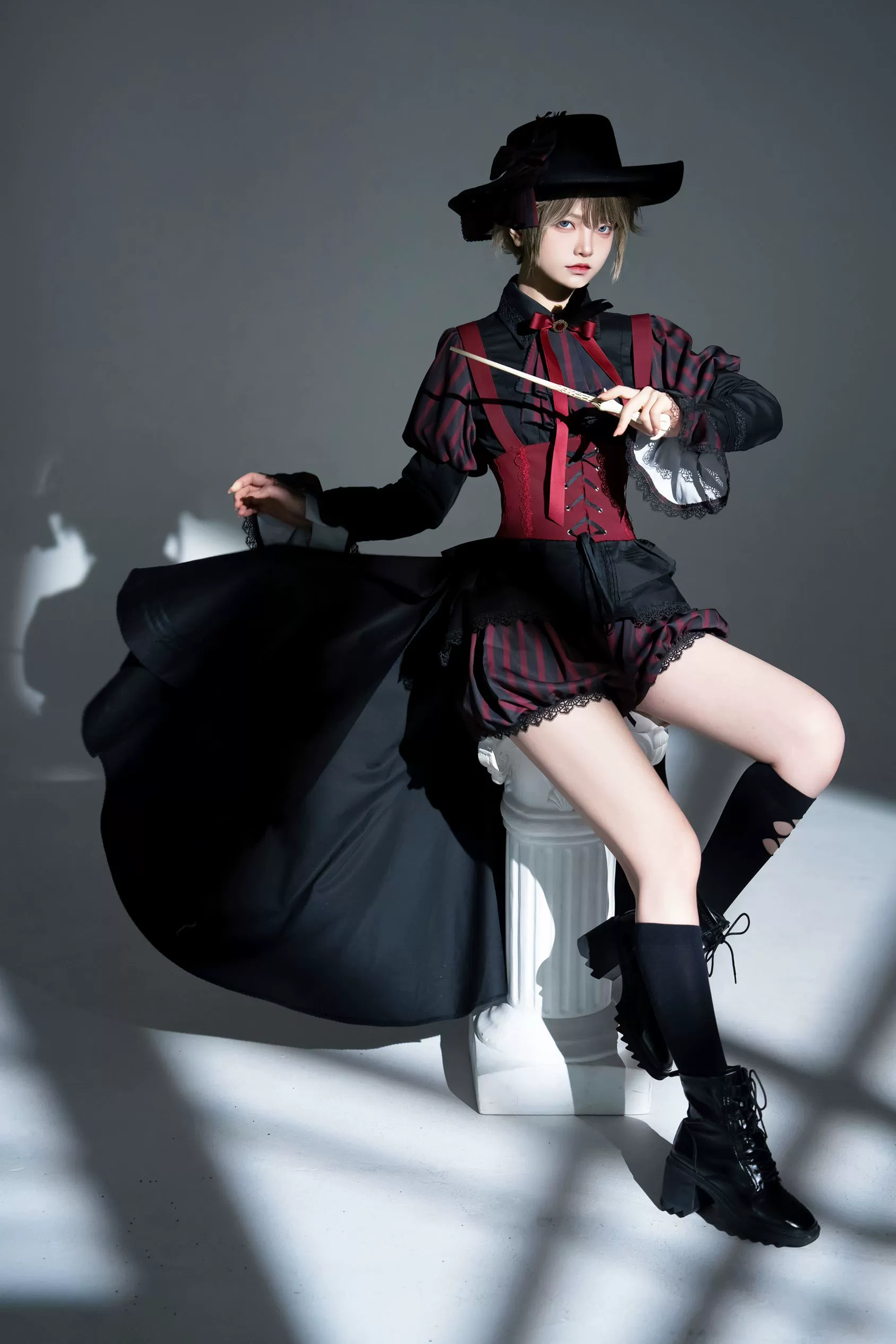 Ouji Lolita Shirt Set, Prince Style Bloomers - Image 16