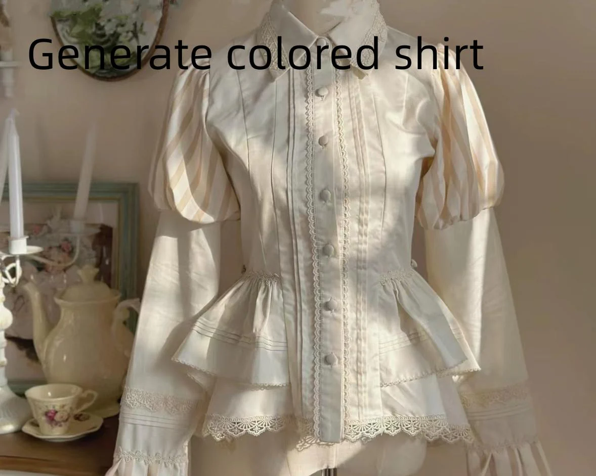 Ouji Lolita Shirt Set, Prince Style Bloomers - Image 20
