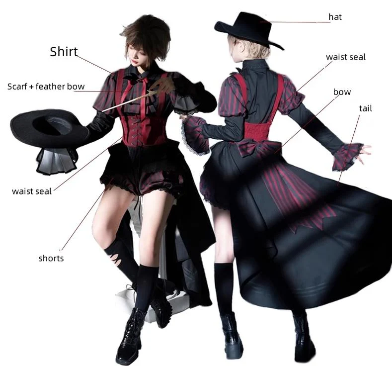 Ouji Lolita Shirt Set, Prince Style Bloomers - Image 34