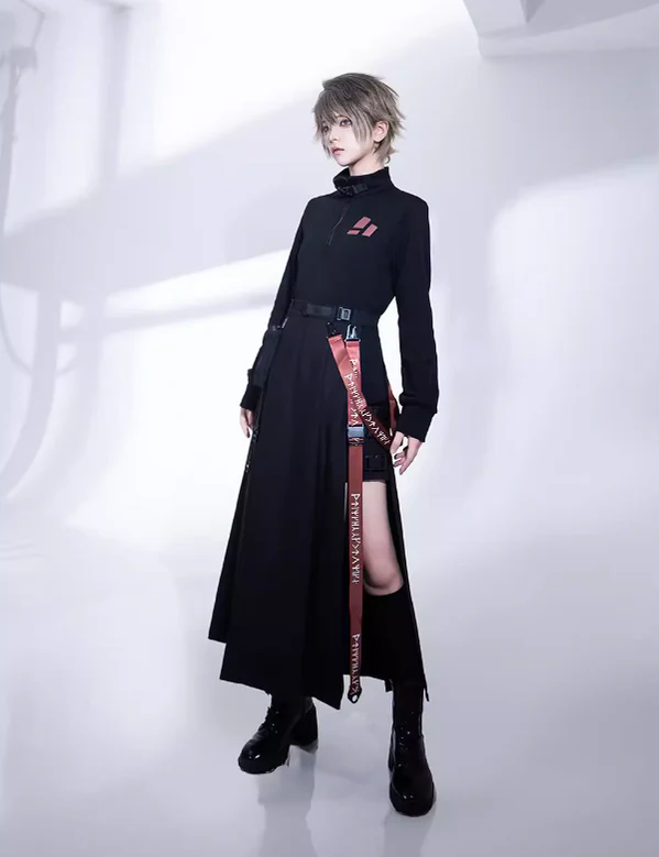 Nameless Blade - Ouji Lolita Black Loose Inner Shorts - Image 4