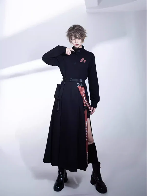 Nameless Blade - Ouji Lolita Black Loose Inner Shorts - Image 5