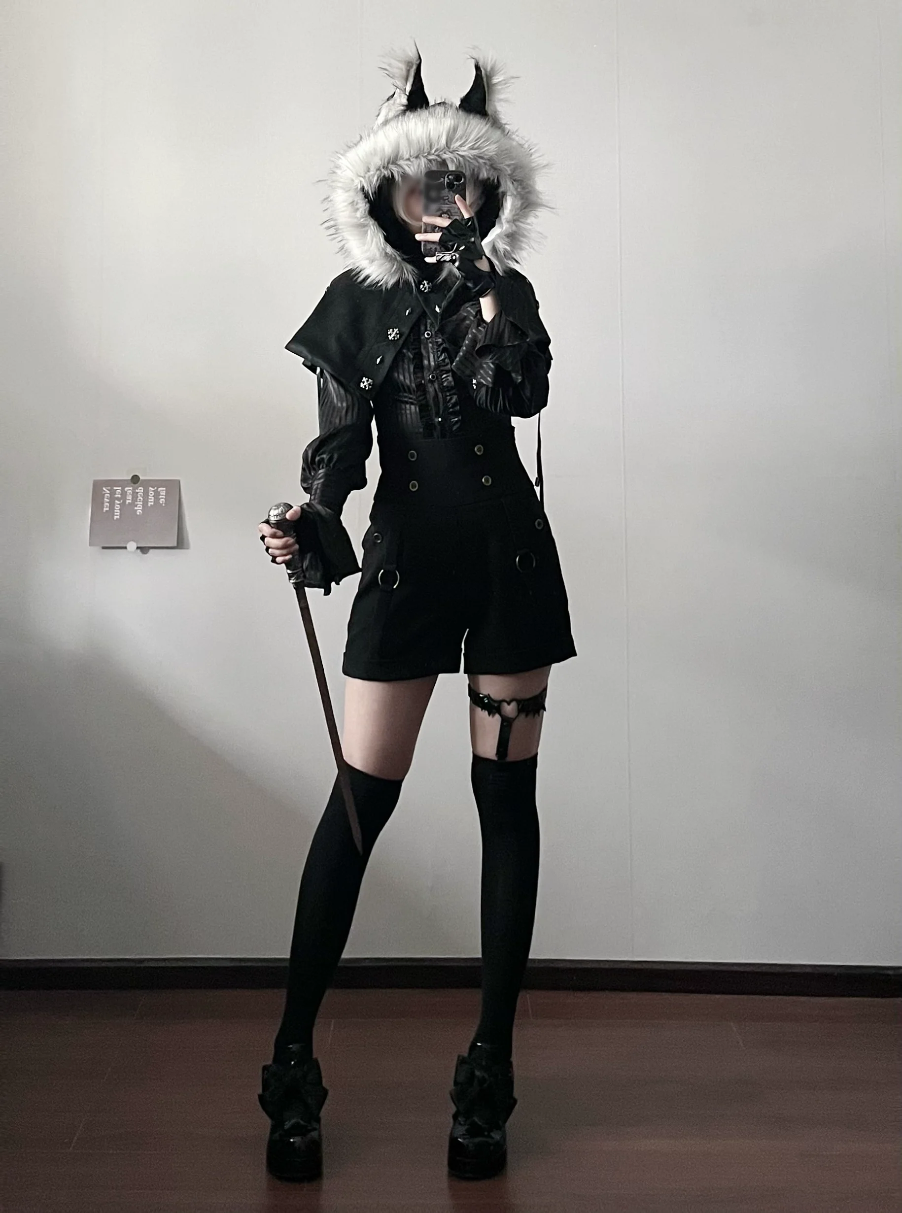 Gazing Galactic - Ouji Lolita Hight Waist Shorts - Image 10