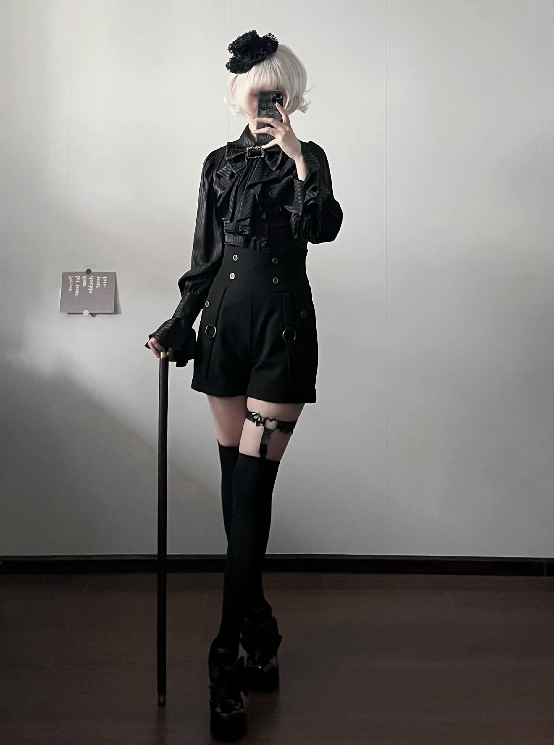 Gazing Galactic - Ouji Lolita Hight Waist Shorts - Image 8