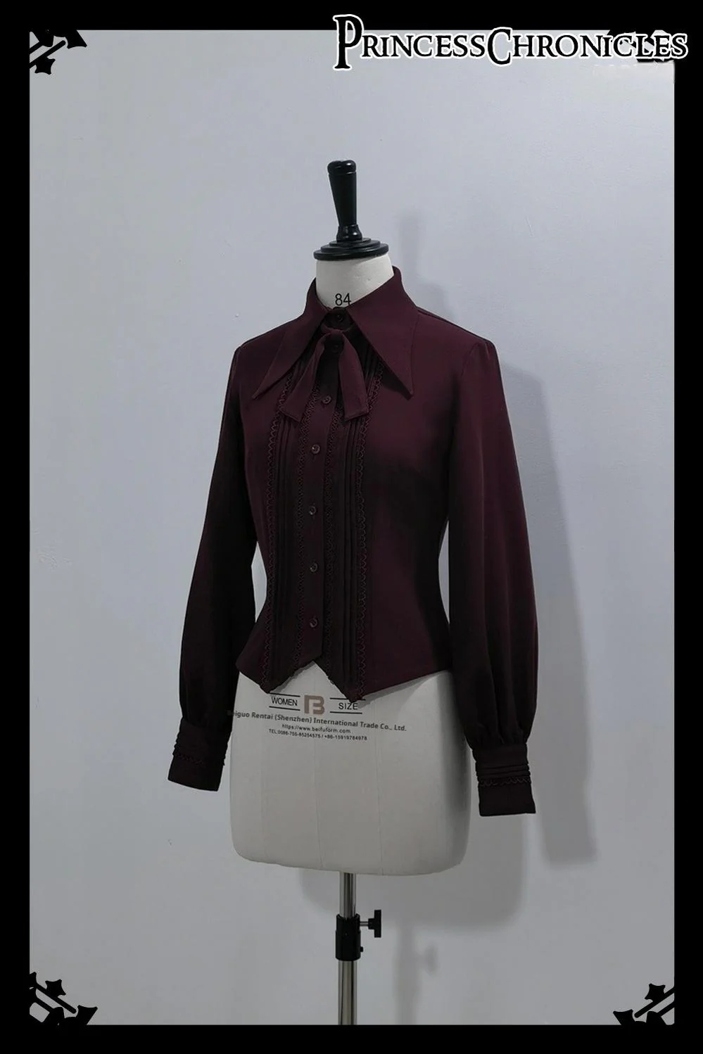 Red and Black 4.0 - Ouji Lolita Long Vest & Red Blouse - Image 18