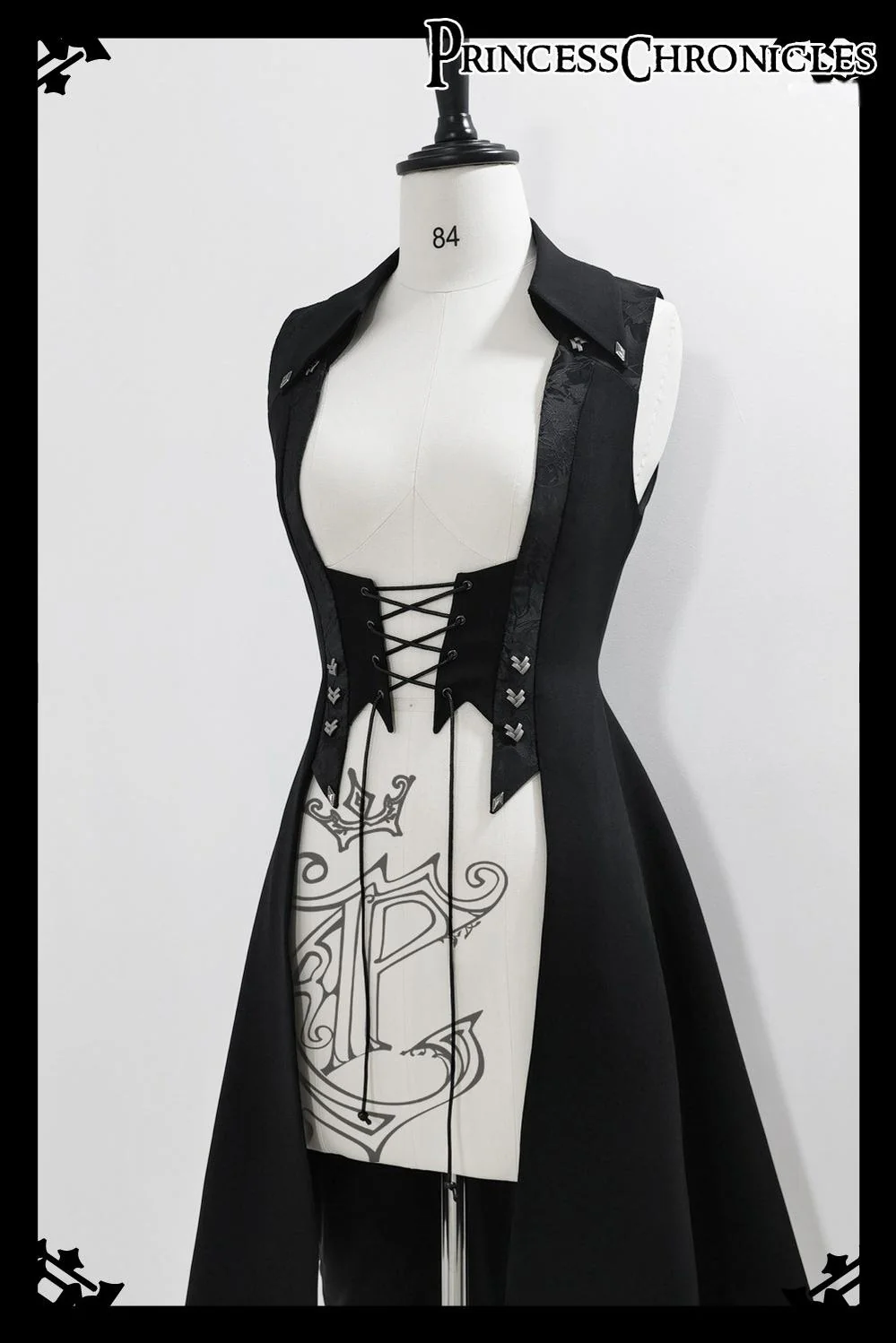 Red and Black 4.0 - Ouji Lolita Long Vest & Red Blouse - Image 20