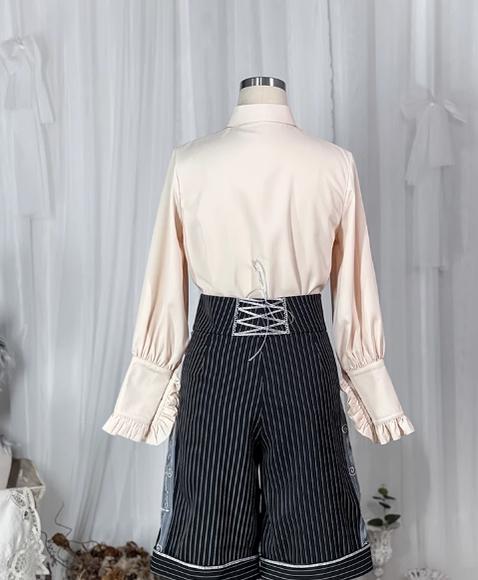 King's College - Ouji Lolita Skirt Set Prince Tie Shirt Set - Image 15