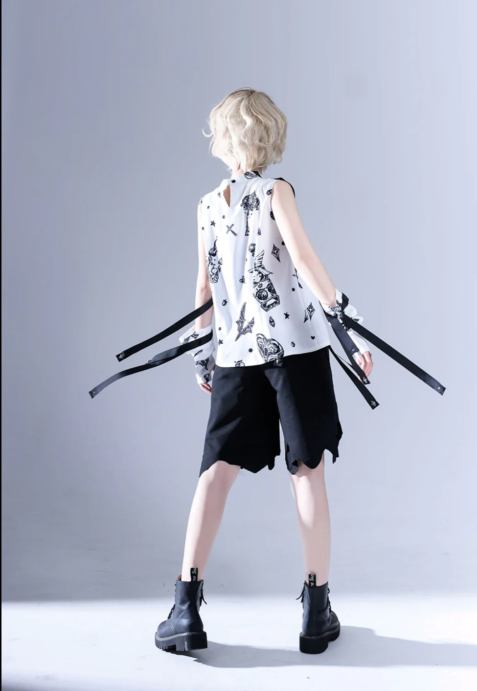 Shadow Story - Sleeveless Daily Summer Shirt - Image 8