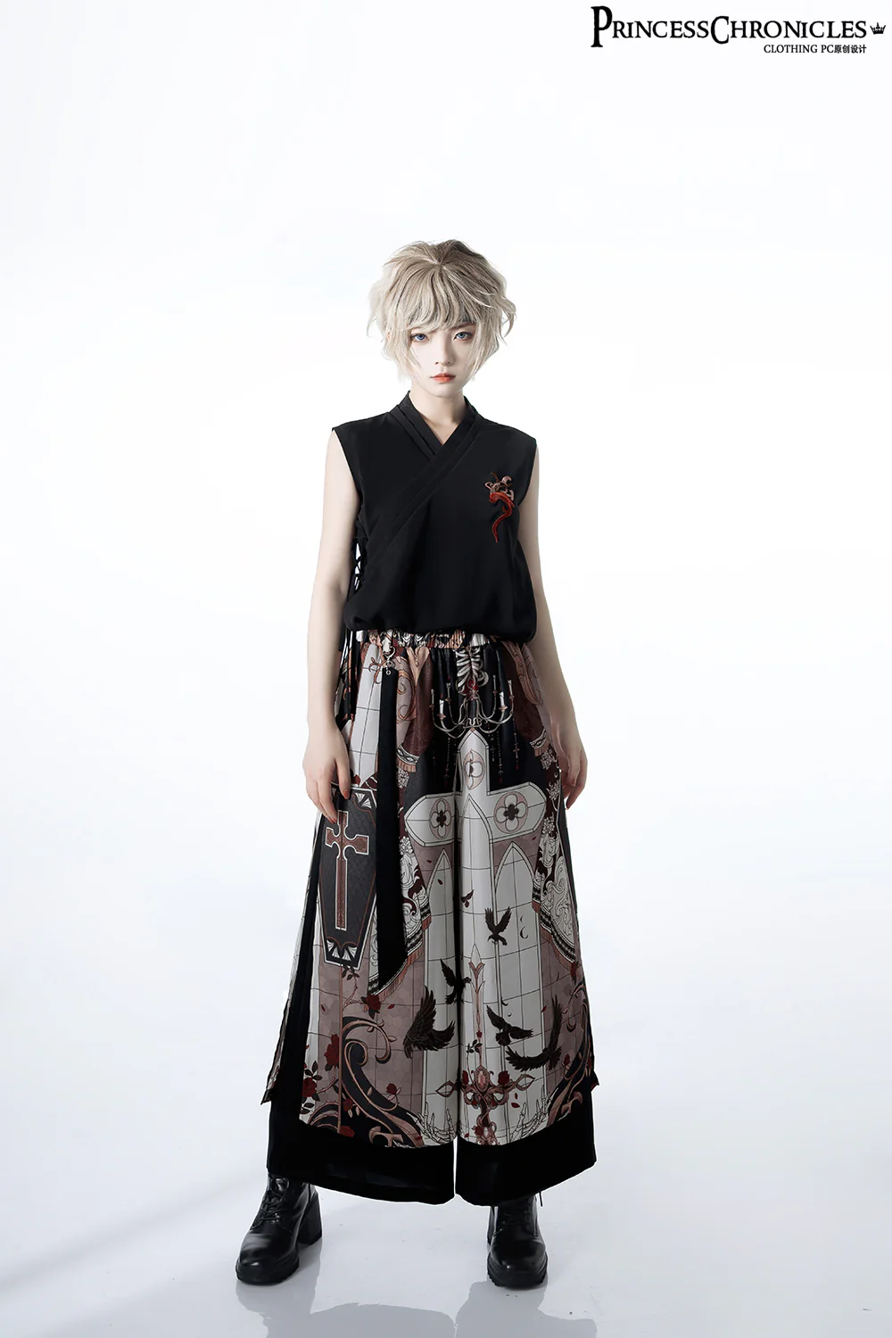 Night Instructions - Ouji Lolita Sleeveless Top - Image 11