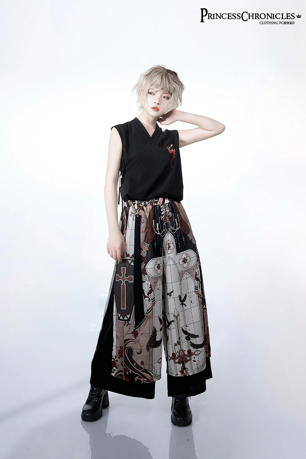 Night Instructions - Ouji Lolita Sleeveless Top - Image 7