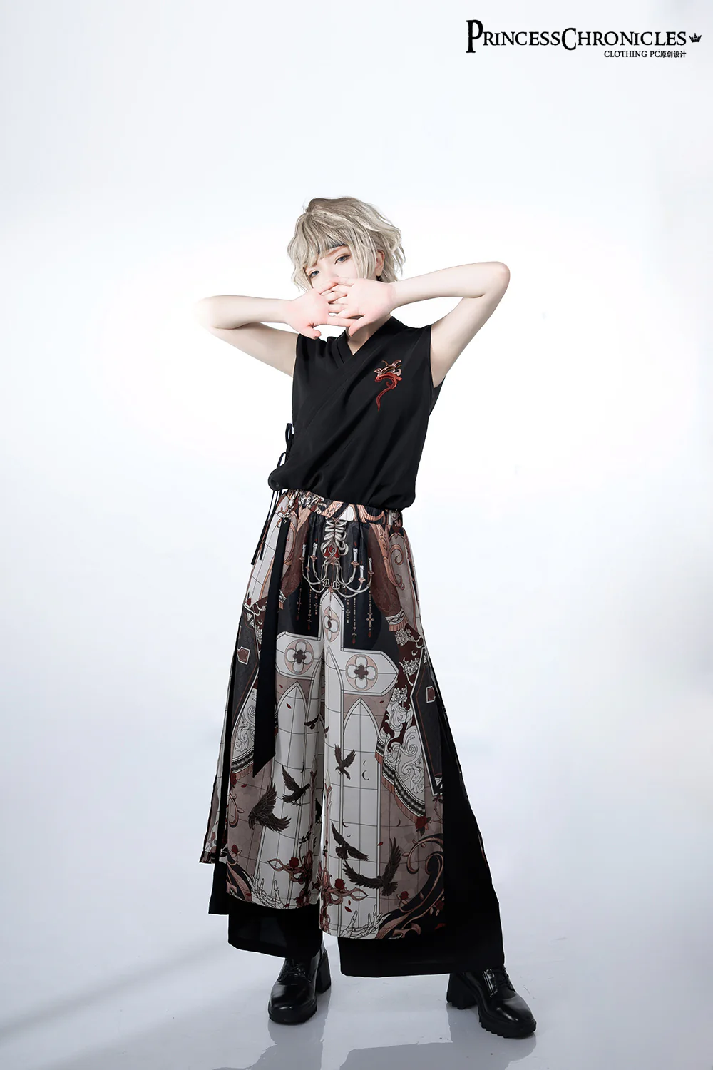 Night Instructions - Ouji Lolita Sleeveless Top - Image 8
