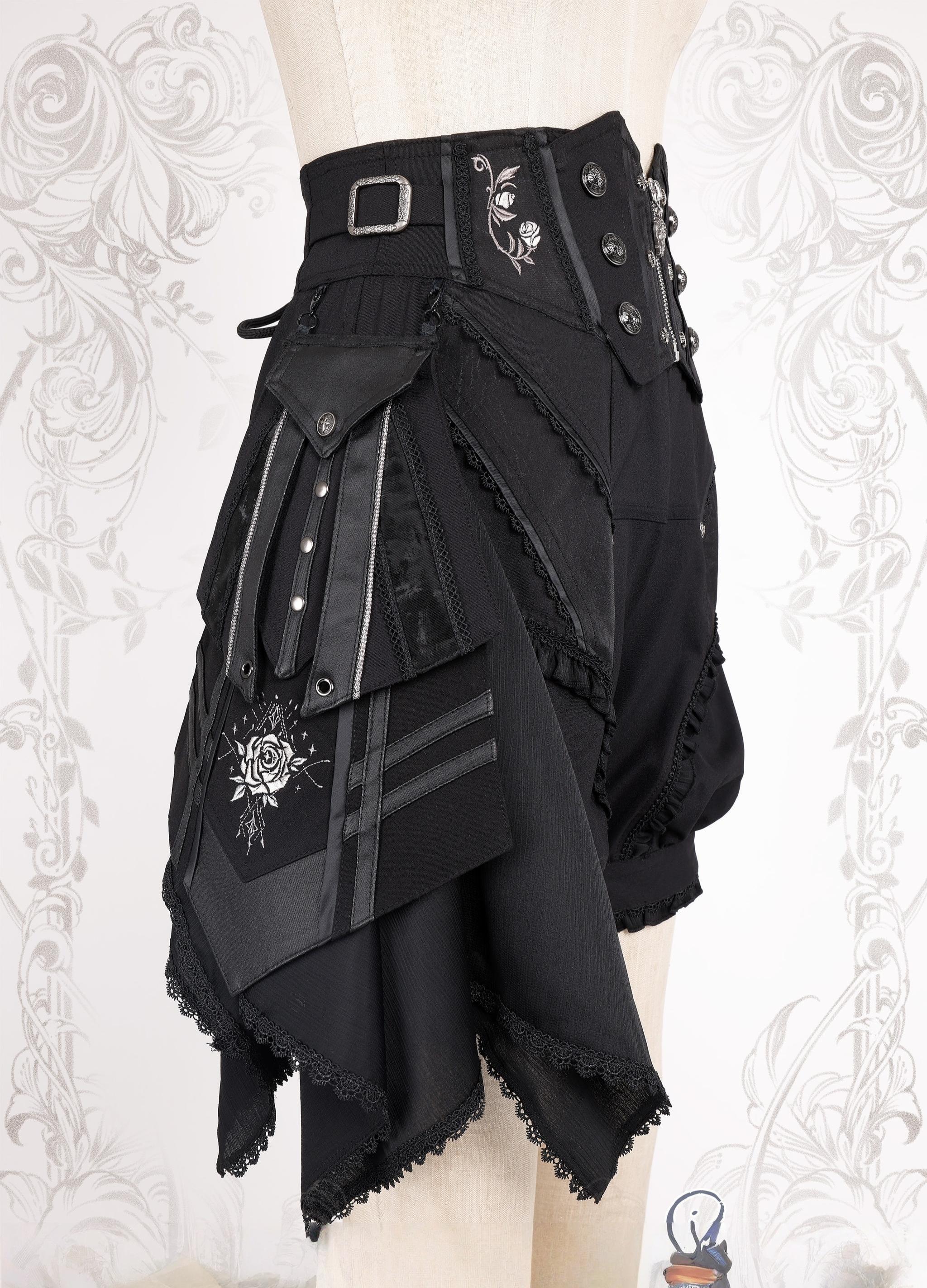 Sin2 - Ouji Lolita Summer Shorts with Pockets/Side Trailing - Image 5