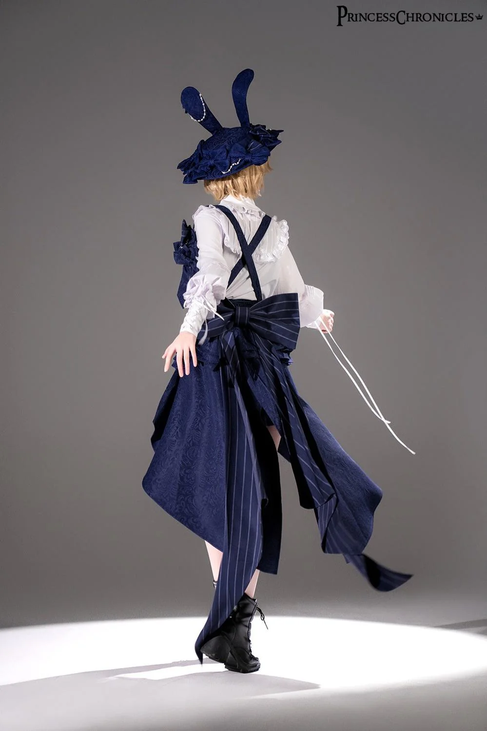 Rabbit Theater - Ouji Lolita Suspender Waistband Shorts Set - Image 3