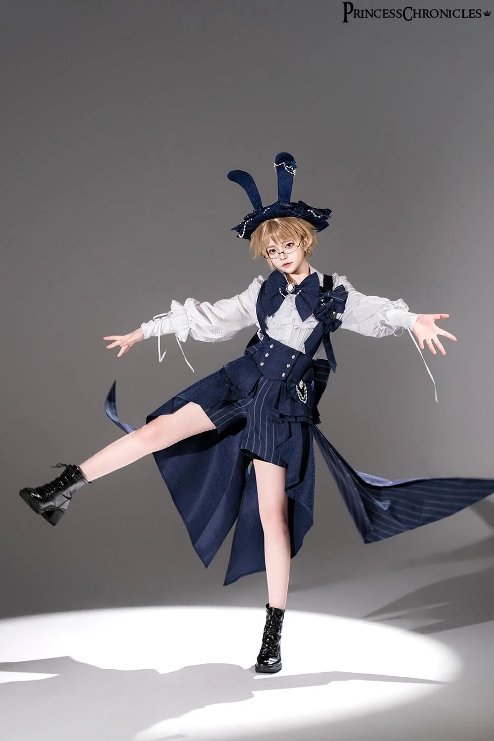 Rabbit Theater - Ouji Lolita Suspender Waistband Shorts Set - Image 7