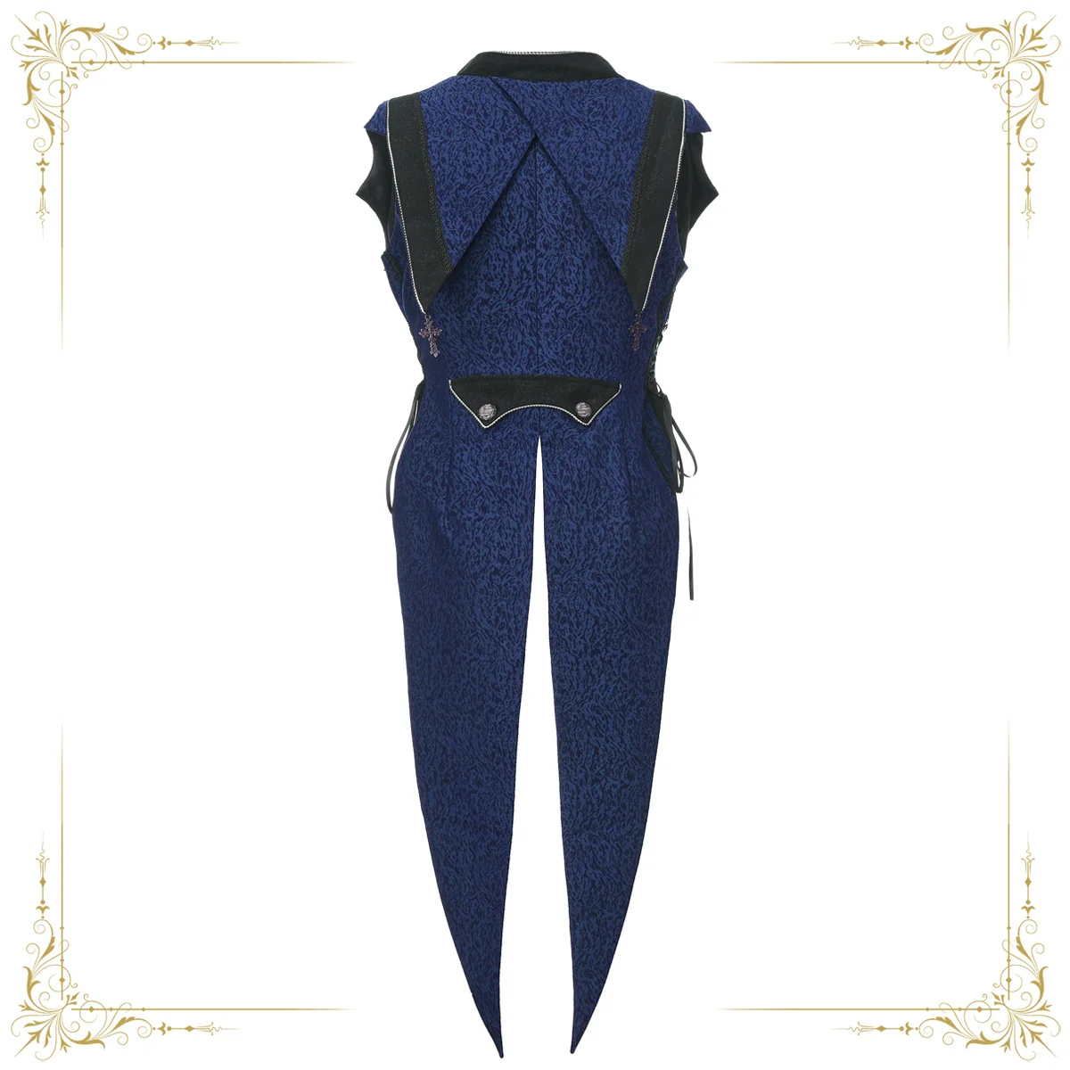 Eternal Crimson Moon Forest - Ouji Lolita Tailcoat Vest - Image 5