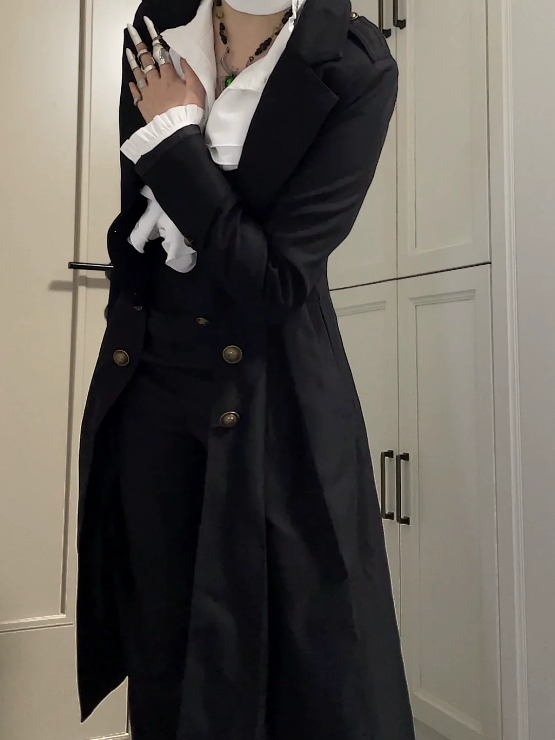 Gazing Galactic - Paranoia Punishment - Ouji Lolita Trench Coat Gothic Lolita Coat - Image 6