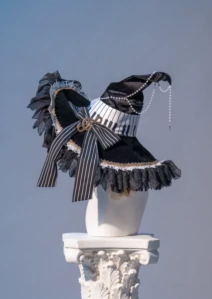Black and White Sonata - Ouji Lolita Vest Suit and Vintage Lolita OP Dress - Image 33