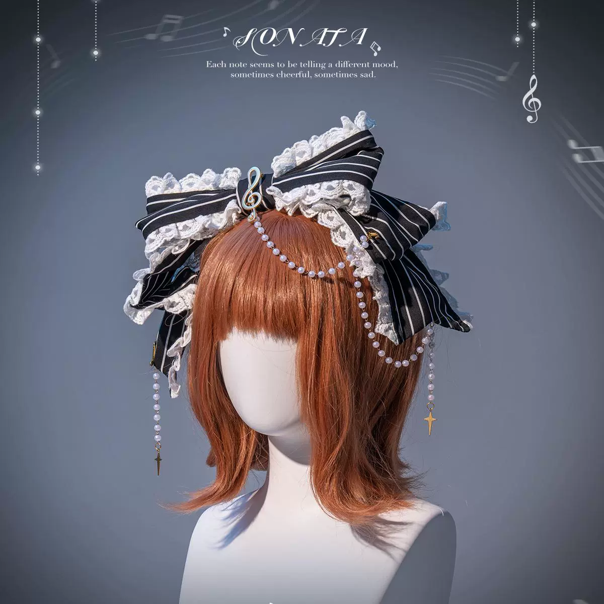 Black and White Sonata - Ouji Lolita Vest Suit and Vintage Lolita OP Dress - Image 34