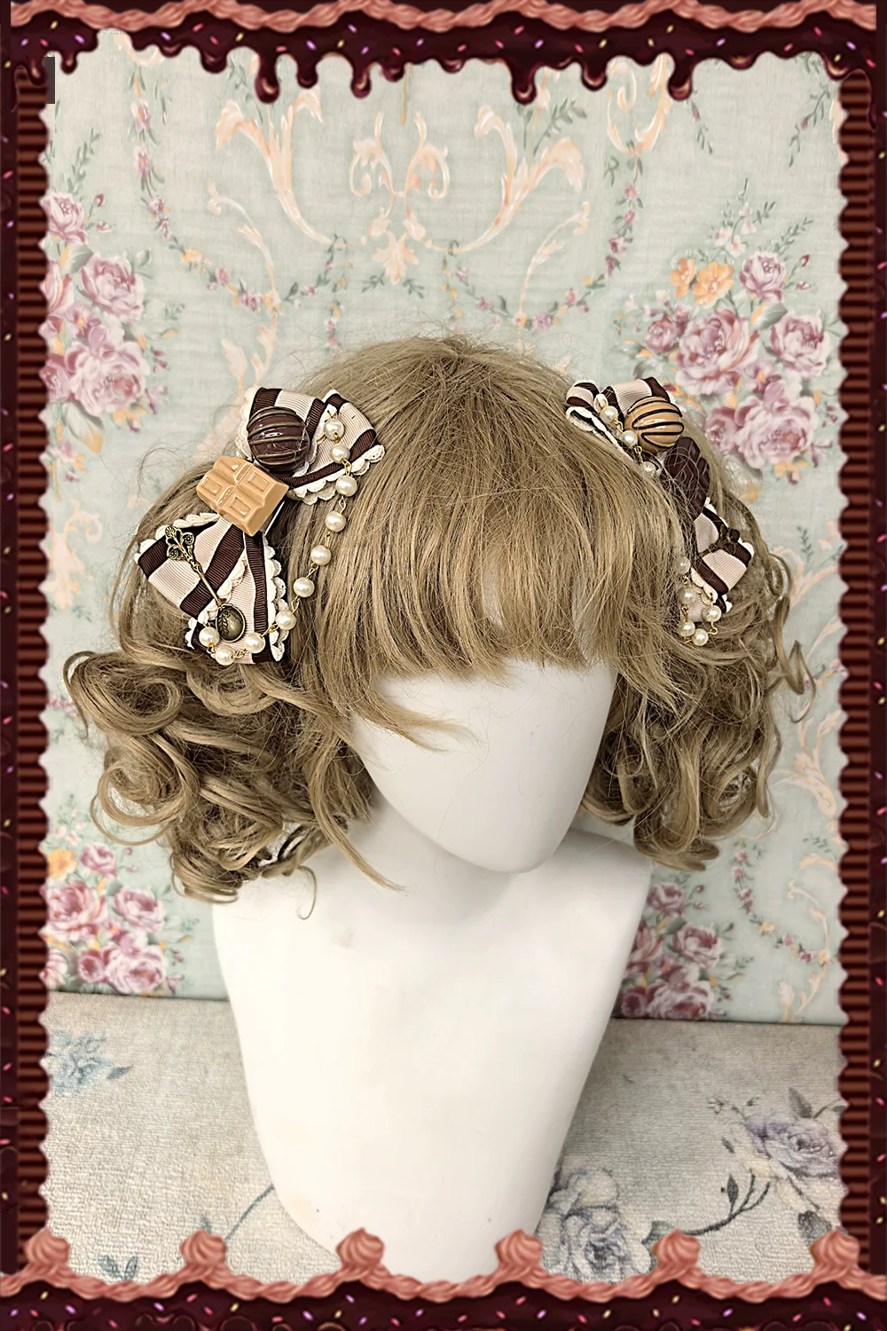 Chocolate Carousel - Peter Pan Collar Old School Lolita Jumper Dress - Image 20