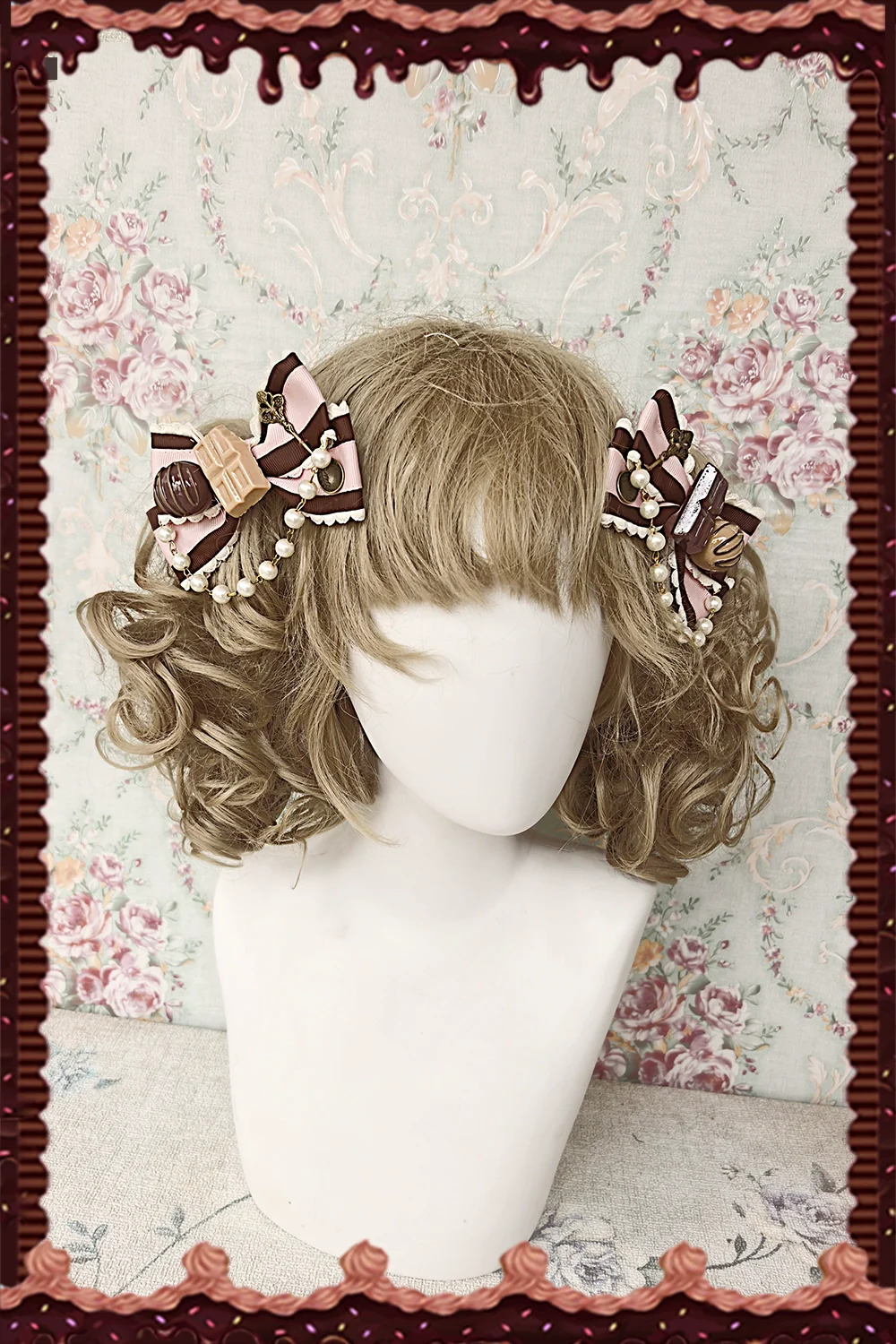 Chocolate Carousel - Peter Pan Collar Old School Lolita Jumper Dress - Image 21