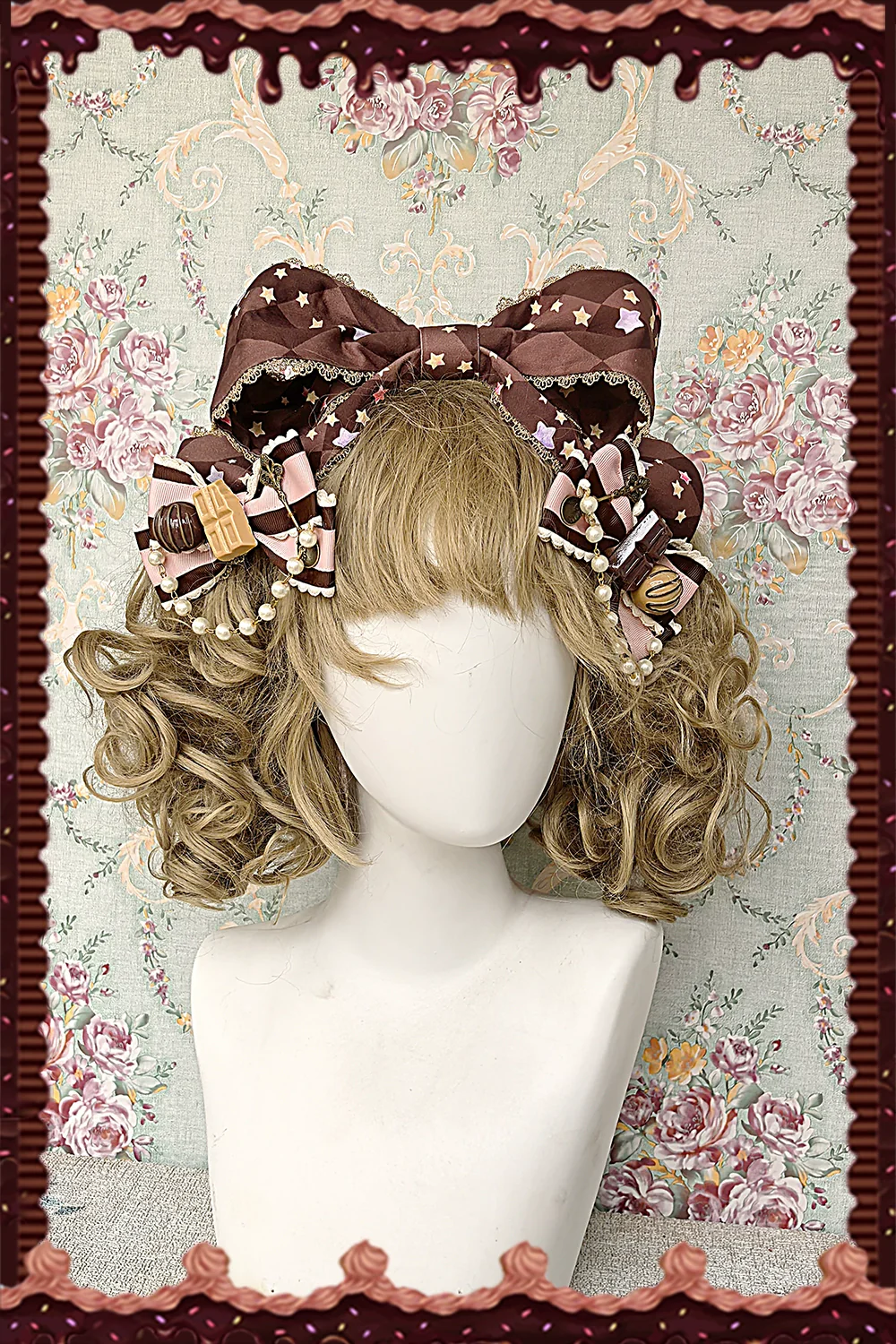 Chocolate Carousel - Peter Pan Collar Old School Lolita Jumper Dress - Image 22