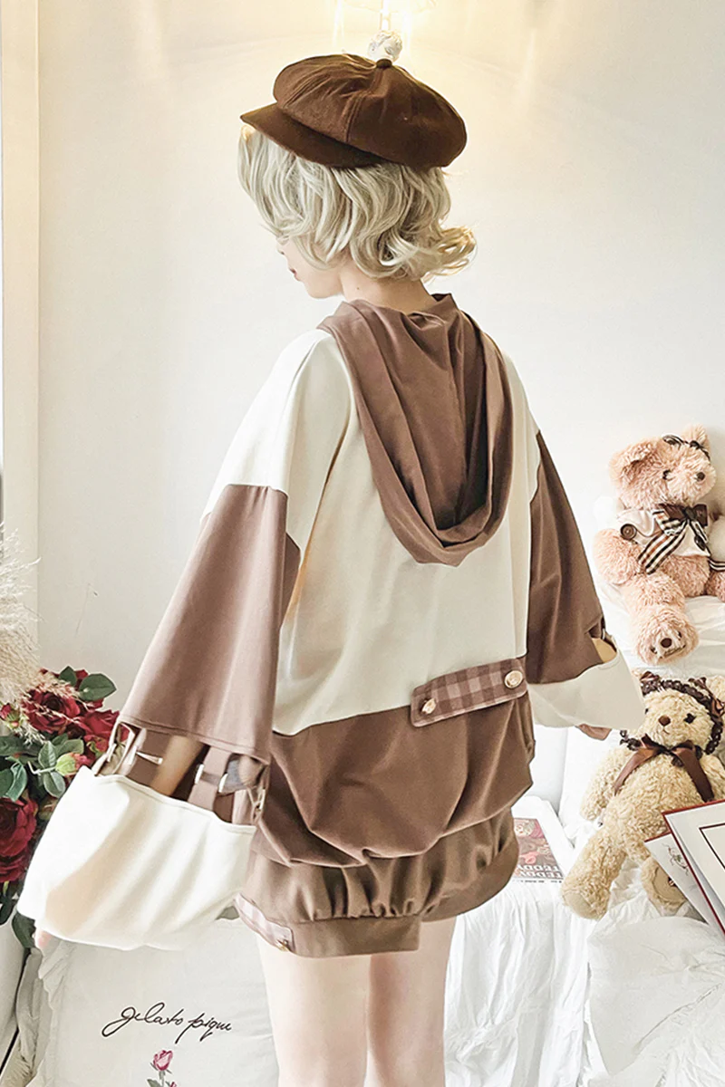 Piggy Bun - Famous Detective Goose - Retro Lolita Hoodie - Image 3