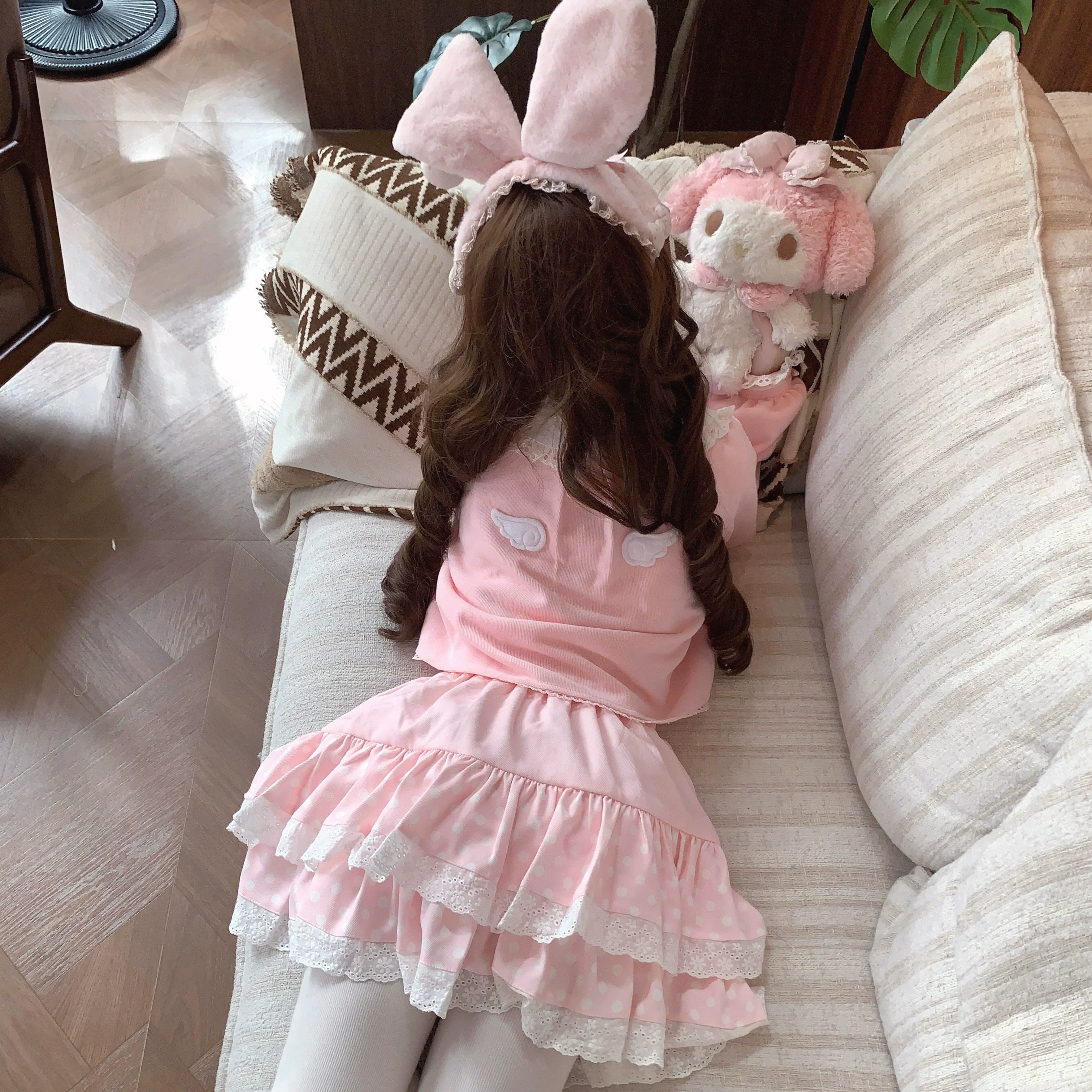 Sissy the shepherd - Dessert Paradise - Embroidered Kawaii Lolita Cardigan, Cotton knitted - Image 3