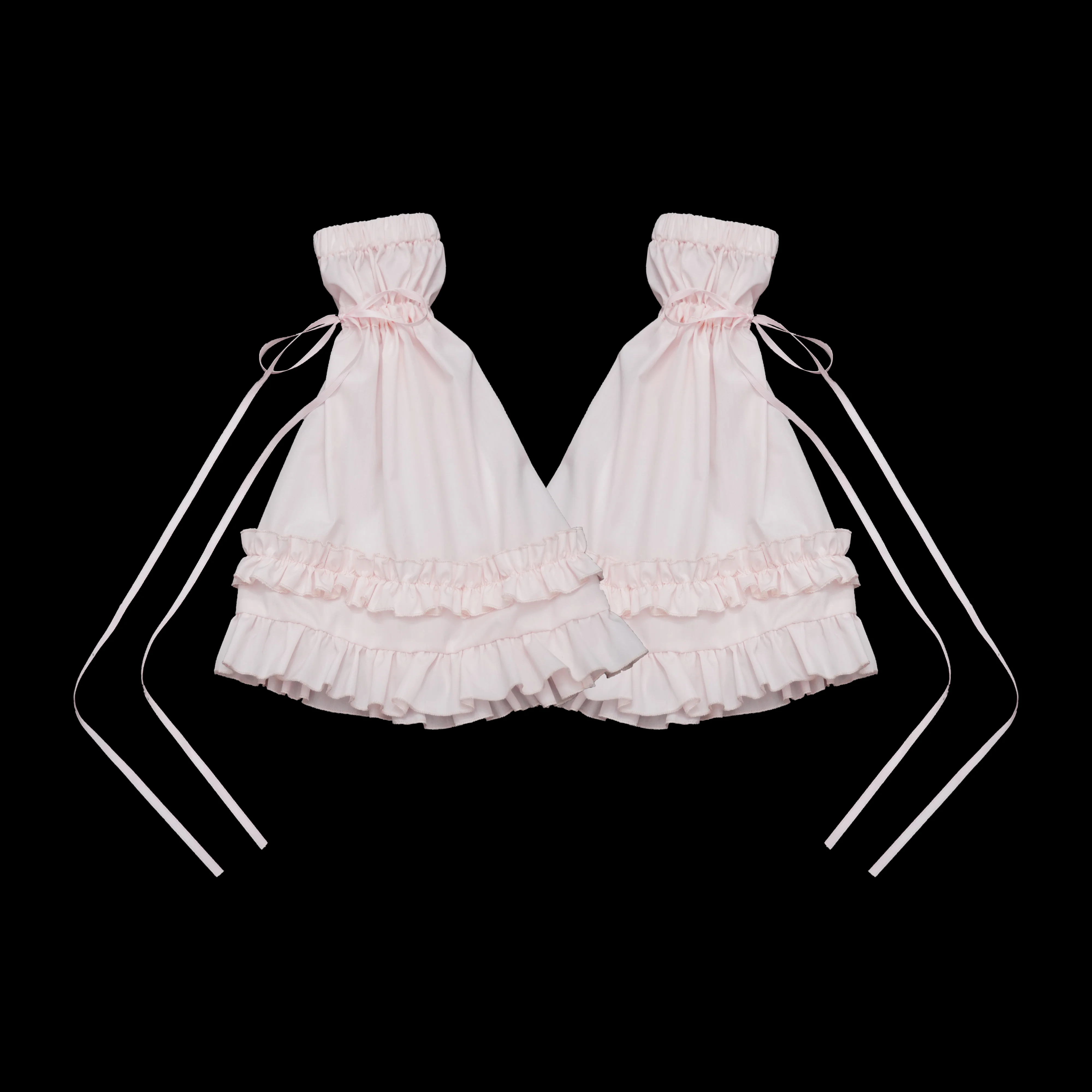 Mengfuzi - Lilith - Pink Sweet Lolita JSK Tiered Ruffle Dress with Bolero - Image 15