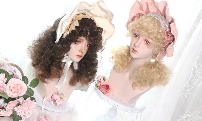 Little Princess - Sweet Lolita Curly Wig Multicolors - Image 13
